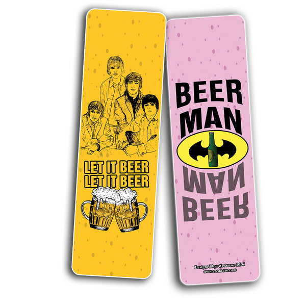 Funny Beer Friends Bookmarks (2-Sets X 6 Cards)