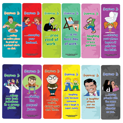 What is Happiness? Happiness IS? bookmarks (5-Sets X 6 Cards)