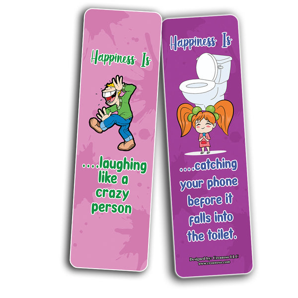 What is Happiness? Happiness IS? bookmarks (5-Sets X 6 Cards)