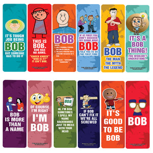 Funny BOB (be like bob) Bookmarks (5-Sets X 6 Cards)
