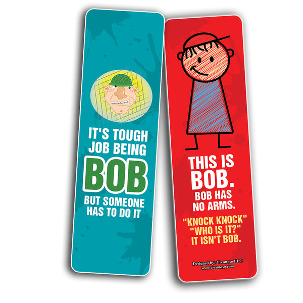 Funny BOB (be like bob) Bookmarks (10-Sets X 6 Cards)