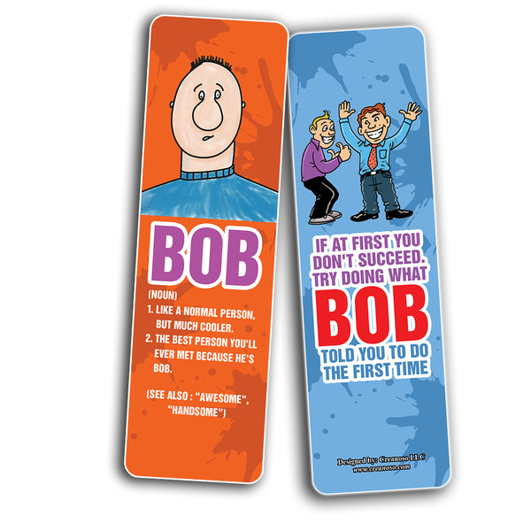 Funny BOB (be like bob) Bookmarks (5-Sets X 6 Cards)