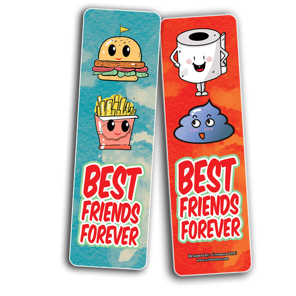 Funny Cool Best Friend Match bookmarks (5-Sets X 6 Cards)