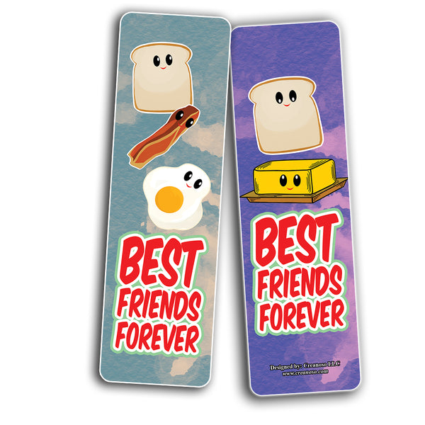 Funny Cool Best Friend Match bookmarks (5-Sets X 6 Cards)