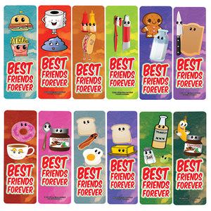 Funny Cool Best Friend Match bookmarks (5-Sets X 6 Cards)