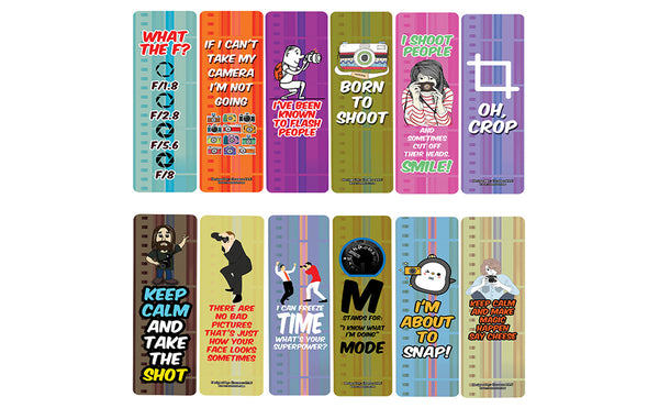 Cool Funny Photography Bookmarks (10-Sets X 6 Cards)