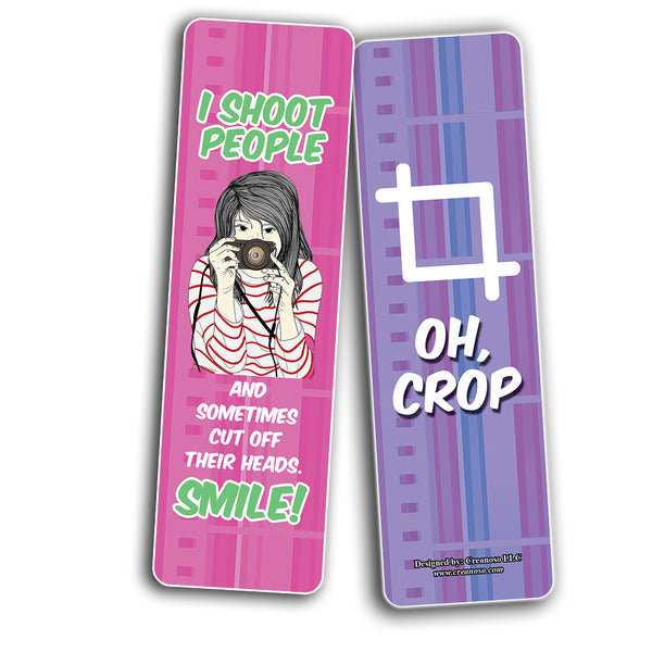 Cool Funny Photography Bookmarks (5-Sets X 6 Cards)