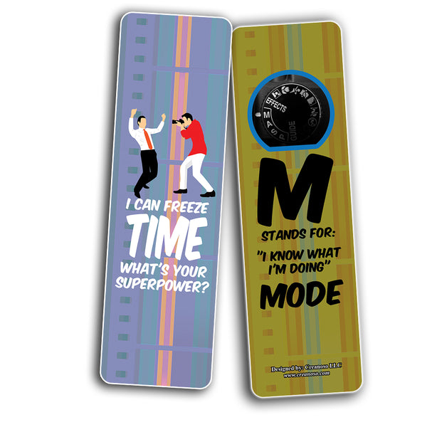 Cool Funny Photography Bookmarks (10-Sets X 6 Cards)