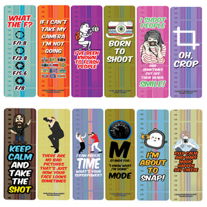 Cool Funny Photography Bookmarks (5-Sets X 6 Cards)