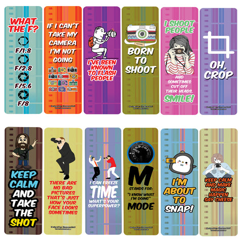 Cool Funny Photography Bookmarks (10-Sets X 6 Cards)