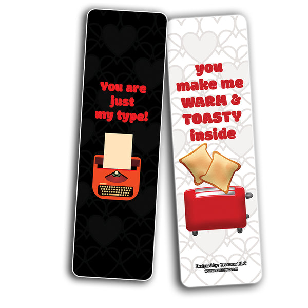 Creanoso Funny Perfect Match Bookmarks (2-Sets X 6 Cards) â€“ Daily Inspirational Card Set â€“ Interesting Book Page Clippers â€“ Great Gifts for Adults and Professionals