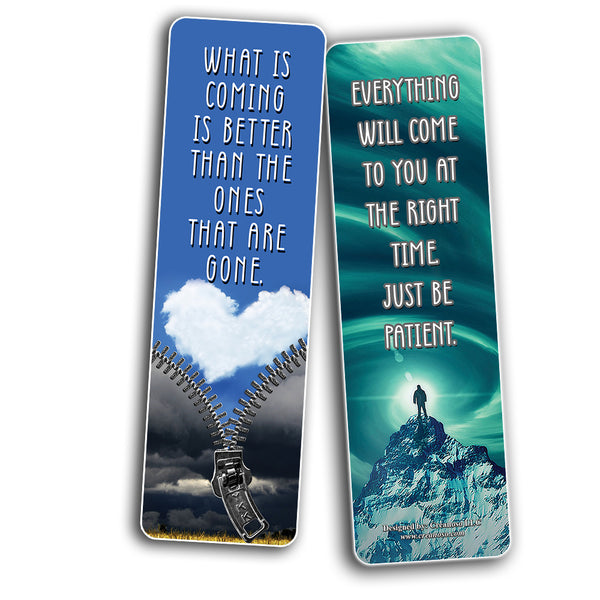 Motivational Quotes Bookmarks Series 1 (30-Pack) â€“ Daily Inspirational Card Set â€“ Interesting Book Page Clippers â€“ Great Gifts for Kids and Teens