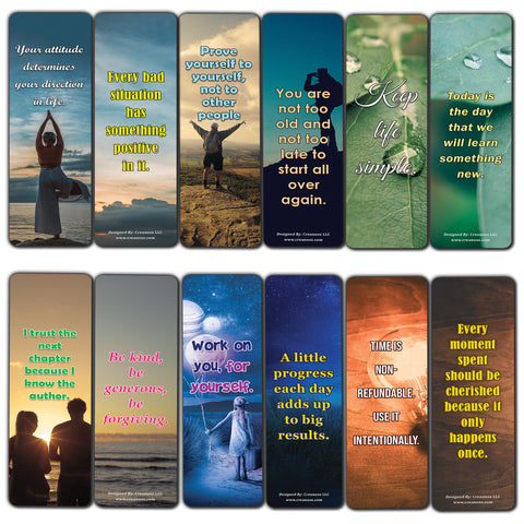 Motivational Quotes Bookmarks Series 3 (12 Pack)