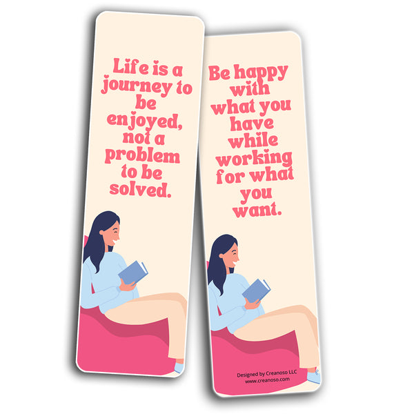 Positive Inspirational Bookmarks (10-Sets X 6 Cards)