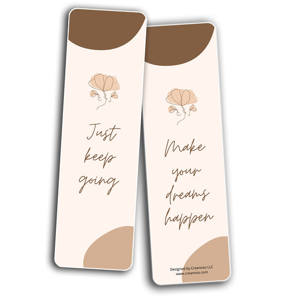 Positive Inspirational Bookmarks (10-Sets X 6 Cards)