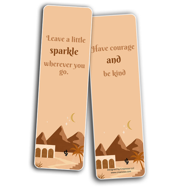 Positive Inspirational Bookmarks (10-Sets X 6 Cards)