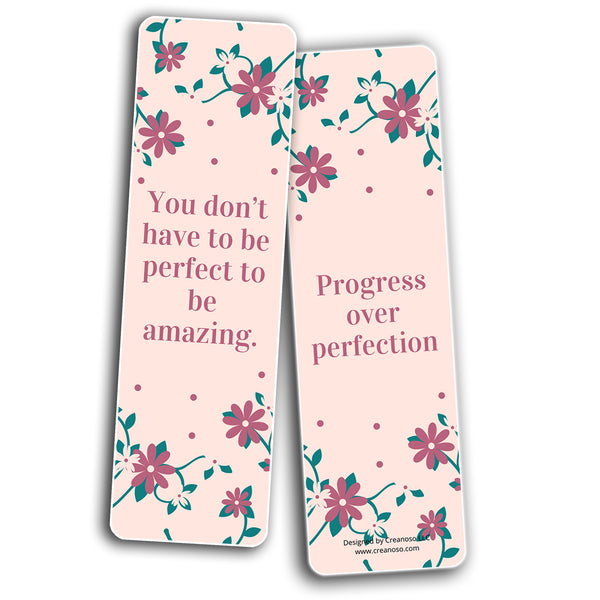 Pink Uplifting Bookmarks (10-Sets X 6 Cards)