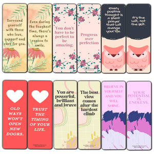 Pink Uplifting Bookmarks (10-Sets X 6 Cards)