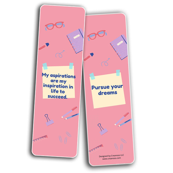 Study Now, Be Proud Later Bookmarks (10-Sets X 6 Cards)