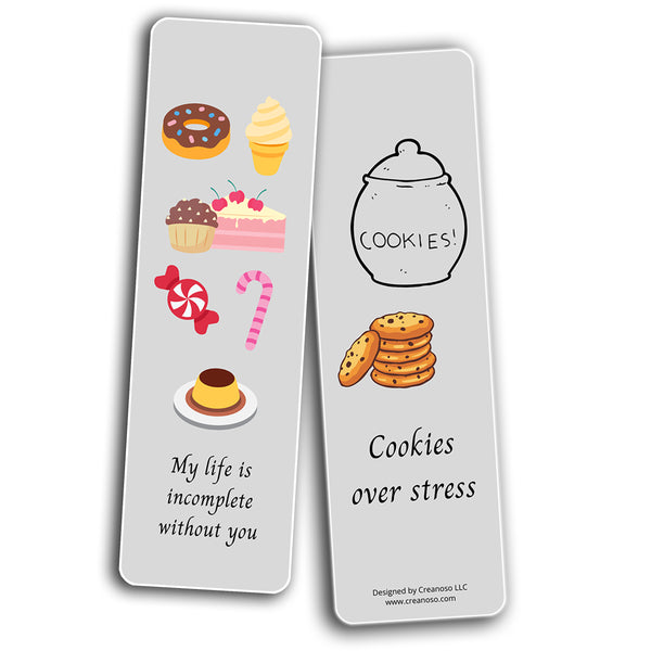Desserts Make Me Happy Bookmarks (10-Sets X 6 Cards)