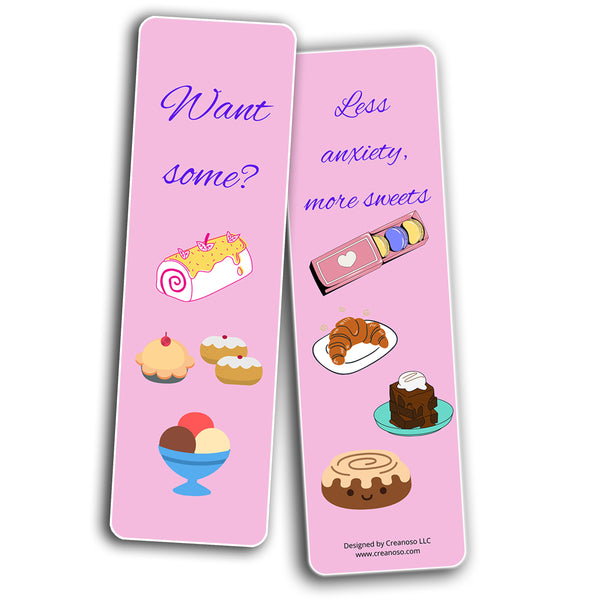 Desserts Make Me Happy Bookmarks (5-Sets X 6 Cards)