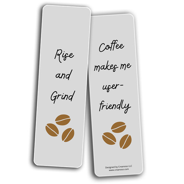 Coffee Lovers Bookmarks (10-Sets X 6 Cards)