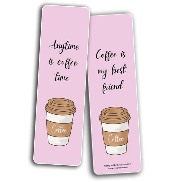 Coffee Lovers Bookmarks (10-Sets X 6 Cards)
