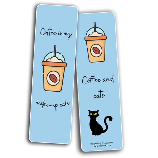 Coffee Lovers Bookmarks (10-Sets X 6 Cards)