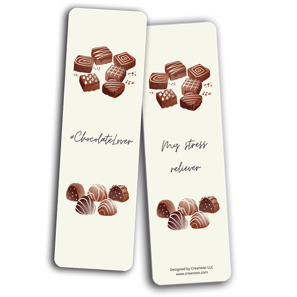 Chocolate Lovers Bookmarks (10-Sets X 6 Cards)