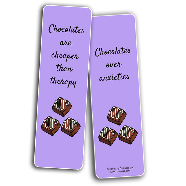 Chocolate Lovers Bookmarks (10-Sets X 6 Cards)