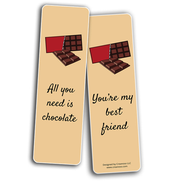 Chocolate Lovers Bookmarks (10-Sets X 6 Cards)