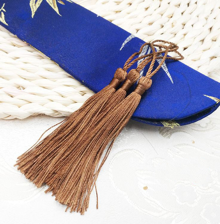 Creanoso Bookmark Tassels Light Coffee Brown (100-Pack)- Anti-Wrinkled Treatment - for Bookmarks, Jewelry Making, Souvenir, Party Favors, Wedding, Gift Tags, Decor, Art and Craft Project