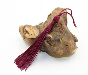 Creanoso Bookmark Tassels Maroon Wine Red (100-Pack)- Anti-Wrinkled Treatment - for Bookmarks, Jewelry Making, Souvenir, Party Favors, Wedding, Gift Tags, Decor, Art and Craft Project