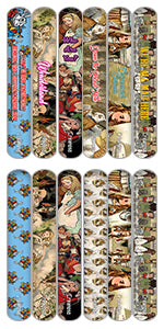 Creanoso Alice in Wonderland Nail Files Emery Board 24-Pack (150/150 Grit) - Nail Buffering Files - For Manicure Pedicure