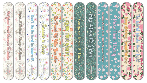 Floral Emery Boards (36-Packs)