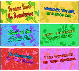 Creanoso Power Thoughts Cards - Awesome Premium Quality Card Stock - Stocking Stuffers Gifts