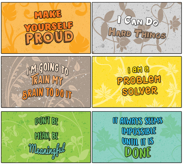 Creanoso Power Thoughts Cards - Awesome Premium Quality Card Stock - Stocking Stuffers Gifts