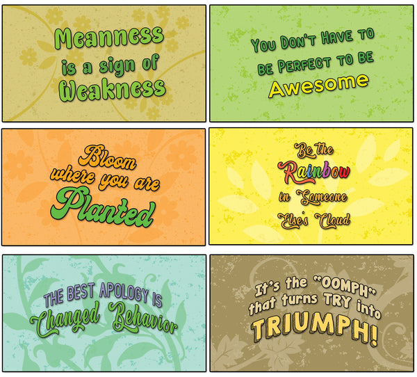 Creanoso Power Thoughts Cards - Awesome Premium Quality Card Stock - Stocking Stuffers Gifts