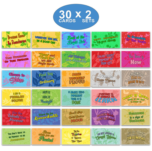 Creanoso Power Thoughts Cards - Awesome Premium Quality Card Stock - Stocking Stuffers Gifts