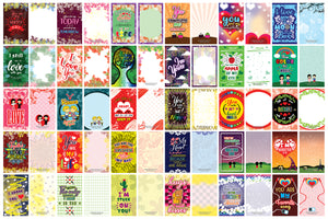 Creanoso Romantic Inspirational Lunch Box Love Notes Series 2 - Unique Educational Gift Tokens for Kids