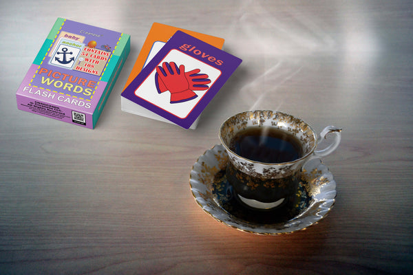 Creanoso Picture Words Flash Cards - Fun Stocking Stuffers for Theme Party Favors Supply Props Game