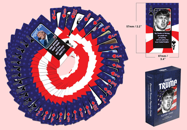 Donald Trump Playing Cards (4 Deck)