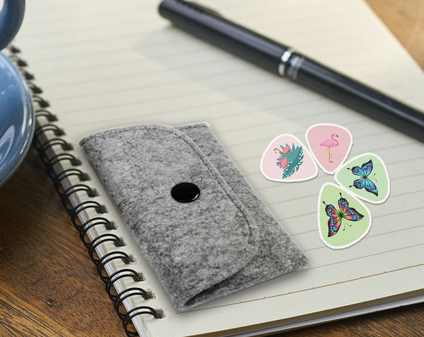 Creanoso Pretty Guitar Picks (12-Pack) - Stocking Stuffers Premium Quality Gift Ideas for Children, Teens, & Adults - Corporate Giveaways & Party Favors