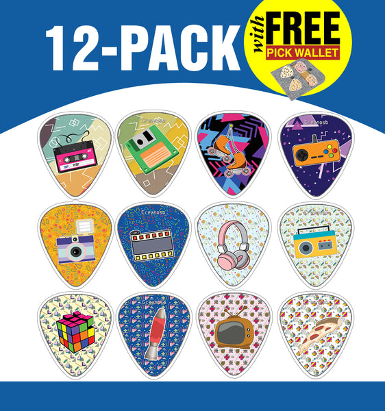 90'S Style Guitar Picks (10-Packs)