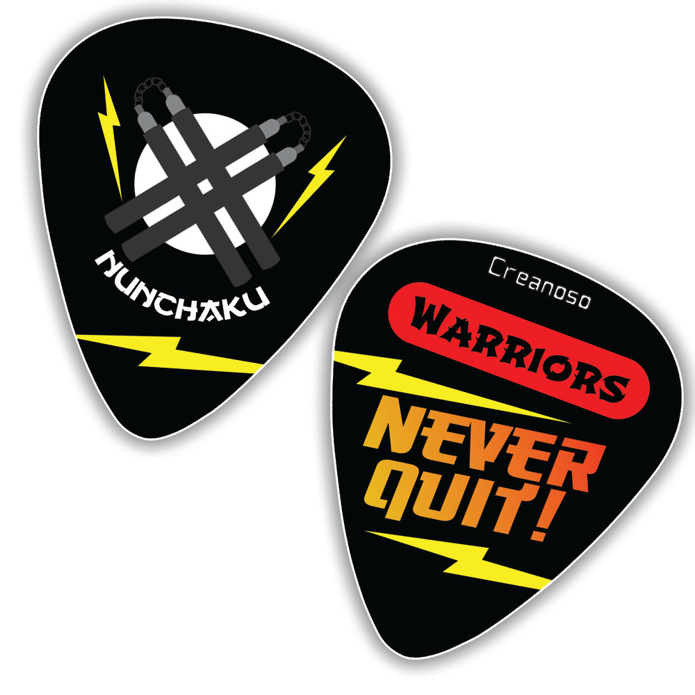 Creanoso Cool Martial Arts Guitar Picks Variety Pack (12