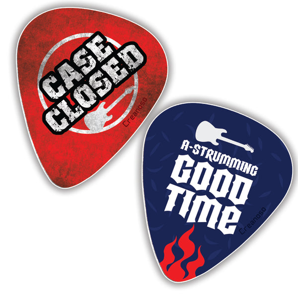 Creanoso Hilarious Guitar Picks (12-Pack) - Premium Music Gifts & Guitar Accessory