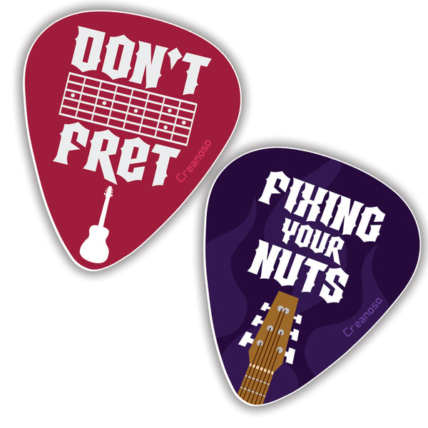 Creanoso Hilarious Guitar Picks (12-Pack) - Premium Music Gifts & Guitar Accessory