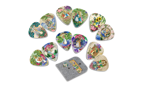 Peter Rabbit Guitar Picks (12-Pack) - Premium Music Gifts & Guitar Accessories for Boys & Girls Musician Gift â€“ Cool Guitar Tool