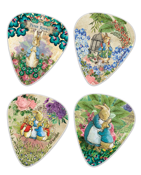 Peter Rabbit Guitar Picks (12-Pack) - Premium Music Gifts & Guitar Accessories for Boys & Girls Musician Gift â€“ Cool Guitar Tool