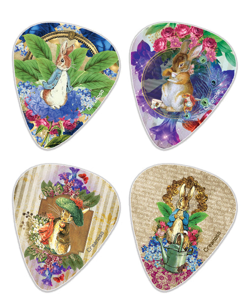 Peter Rabbit Guitar Picks (12-Pack) - Premium Music Gifts & Guitar Accessories for Boys & Girls Musician Gift â€“ Cool Guitar Tool